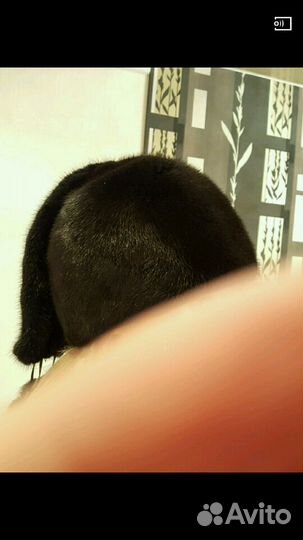 Шапка из норки натуральный мех