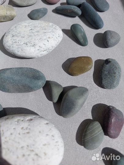 Камни с моря для украшения интерьера