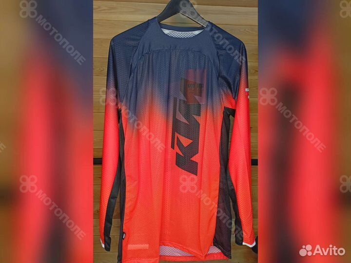 Джерси ктм, синий-оранжевый, gravity-FX shirt AIR