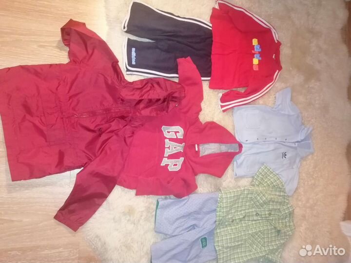 Пакет вещей фирменных для мальчика 2-3 г