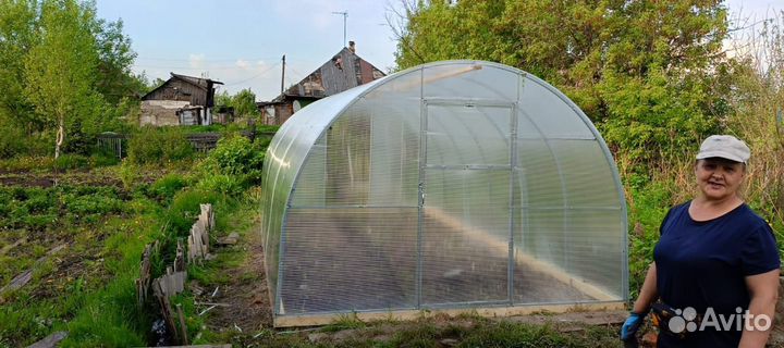 Теплица 3*4 шаг 65 см