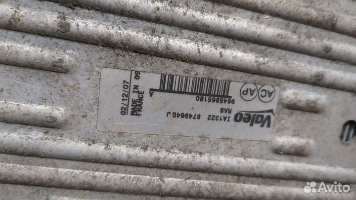 Радиатор интеркулера Citroen Xsara-Picasso, 2008