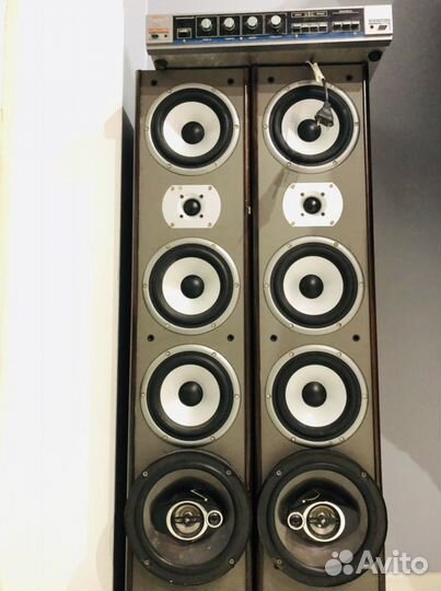 Колонки AVE 140w и AV ресивер