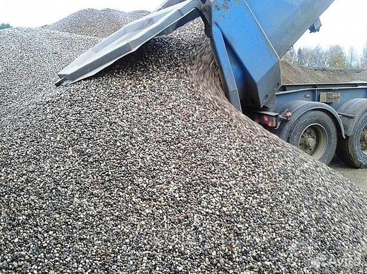 Щебень гранитный,гравий