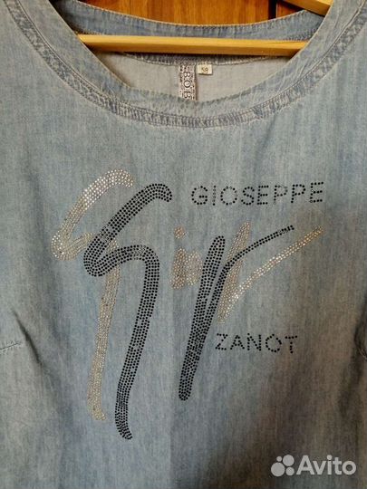 Джинсовое платье