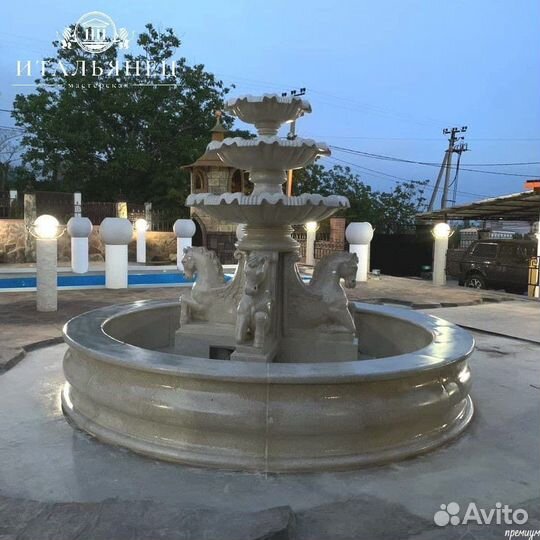Мраморный фонтан от производителя