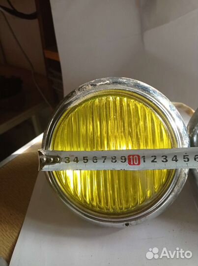 Противотуманные фары СССР жёлтые