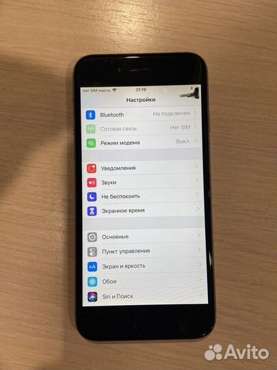 iPhone 6/32gb/Silver/батарея76