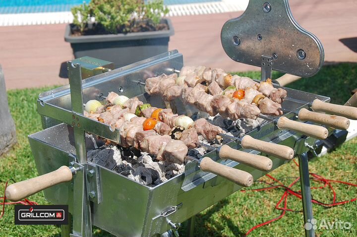 Мангал автоматический угольный