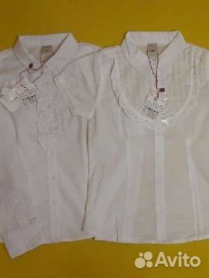 Новая блузка для девочек рост 128