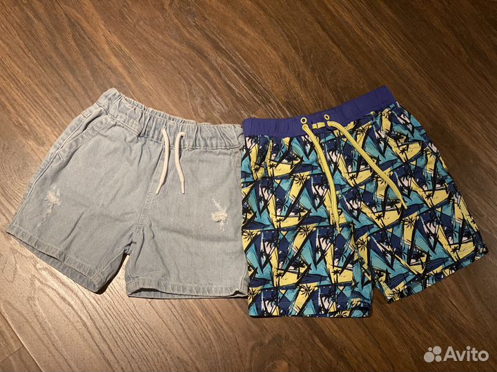 Вещи для мальчика пакетом. Шорты, рубашка