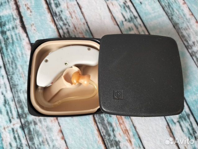 Слуховой аппарат/новый, с вкладышем, советский