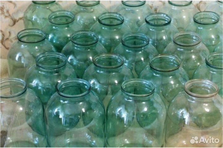 Трехлитровые банки стекло 300 шт