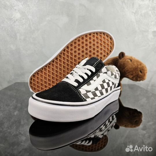 Кеды vans клетка