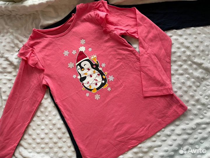 Новогодний лонг для девочки 110/116