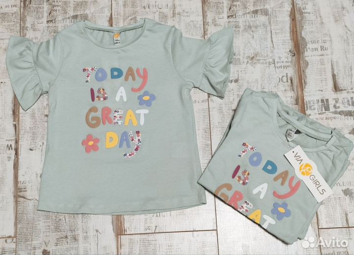 Футболки детские новые