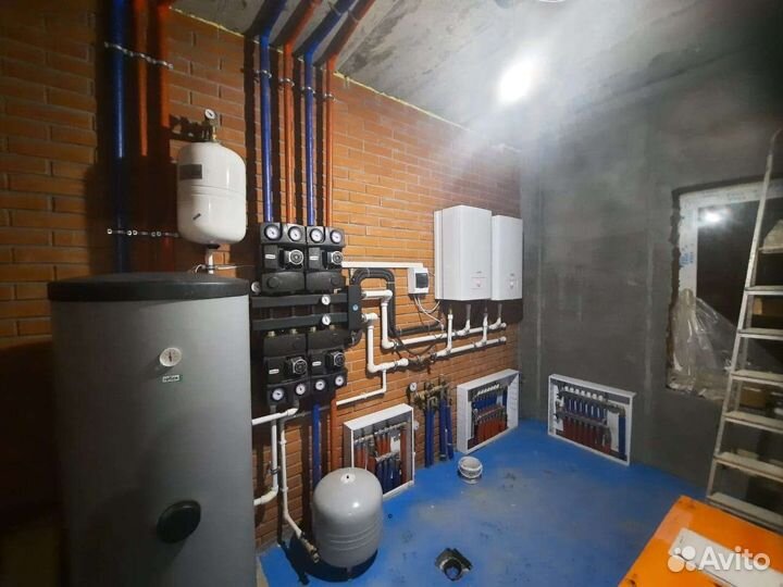 Монтаж отопления, тёплые полы, котельные