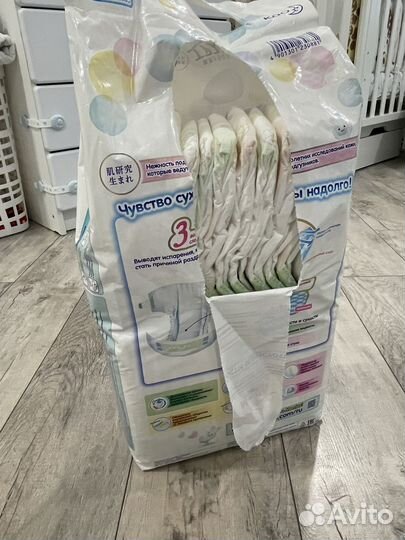 Подгузники merries 4 l