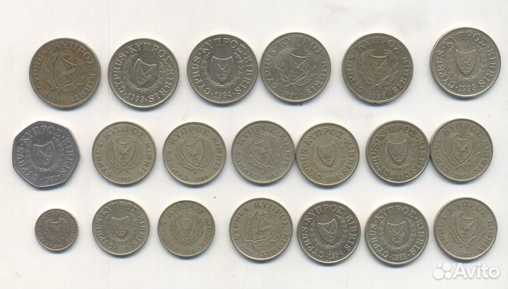 Монеты кипр