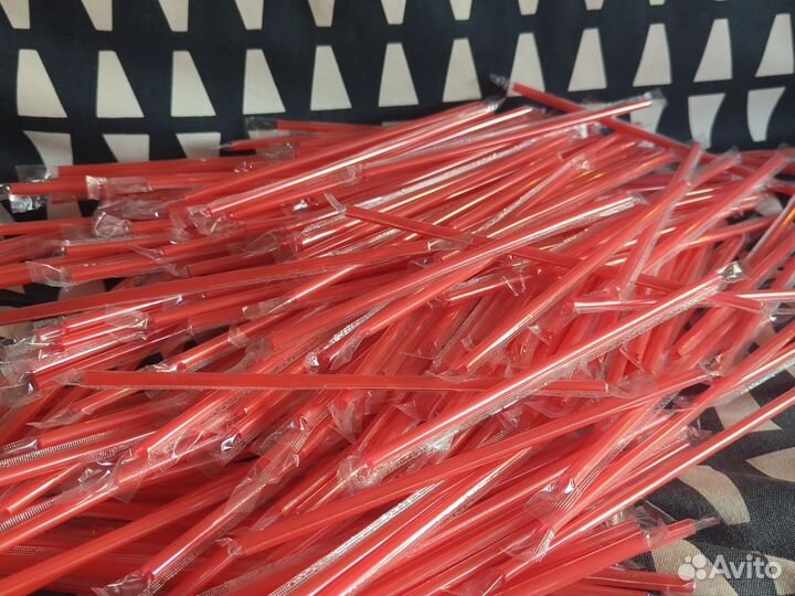 Трубочки в индивидуальной упаковке