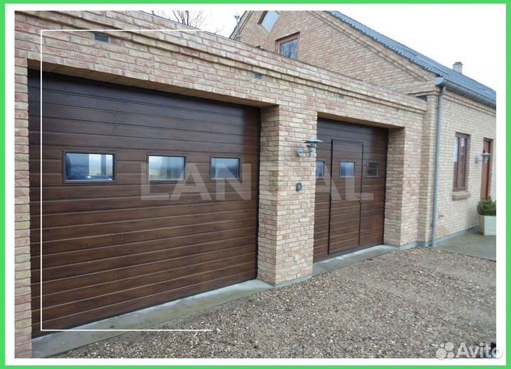 Гаражные секционные ворота