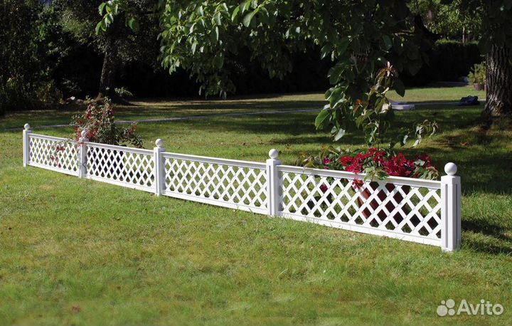 Декоративный заборчик деревянный решетка пергола