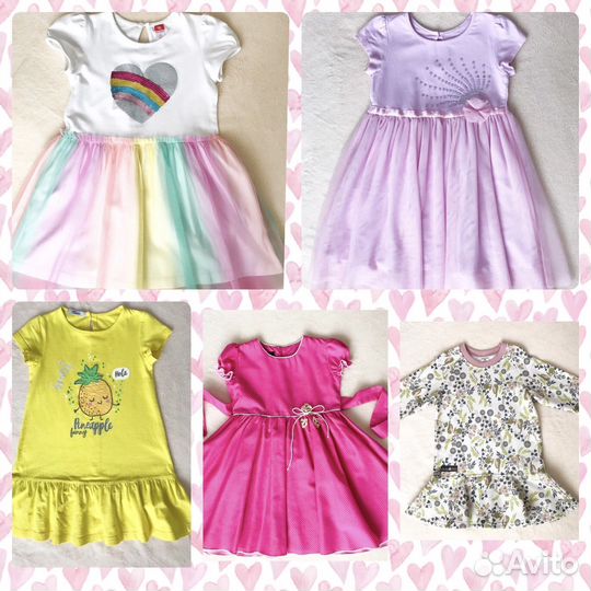 Платье для девочки 104 110
