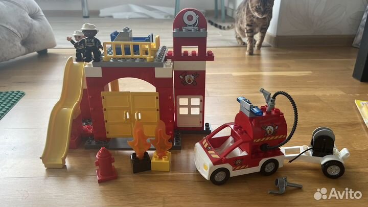 Lego duplo 6168 пожарная станция