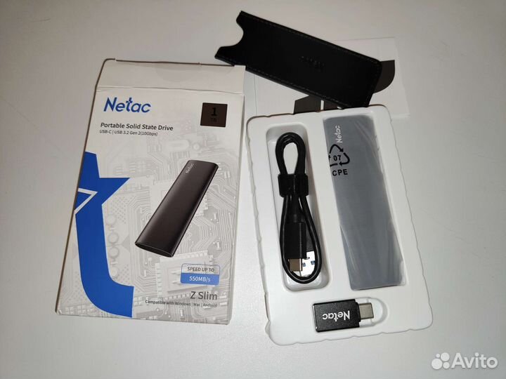 Внешний SSD диск Netac Zslim 1tb