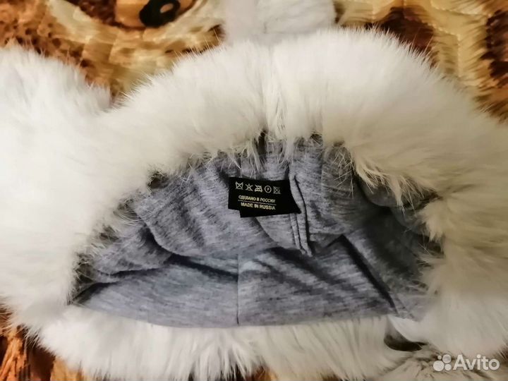 Шапка ушанка меховая детская