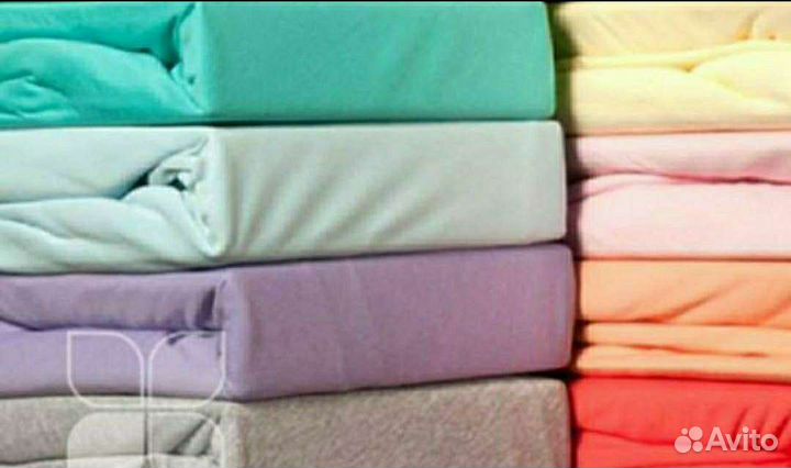 Новые простыни на резинке, белье постельное 1,5 сп