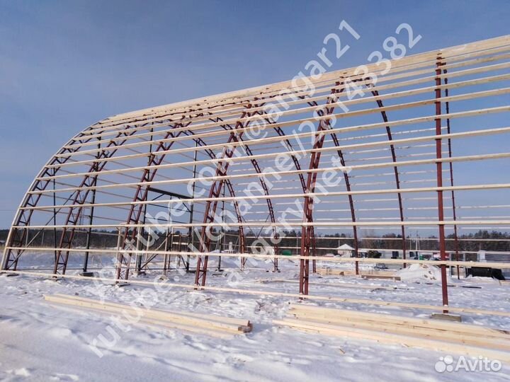 Ангар под ключ 773 м2
