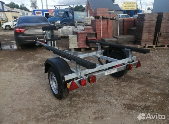 Прицеп мзса для перевозки каяков, байдарок, лодок