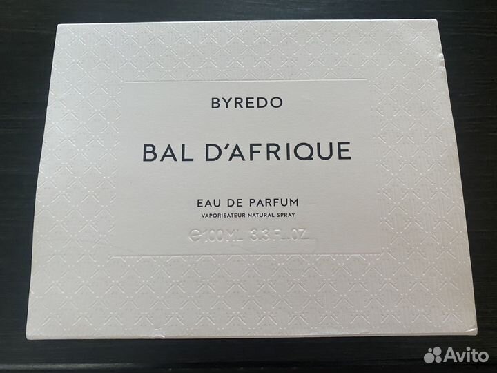 Byredo bal d afrique духи 100ml