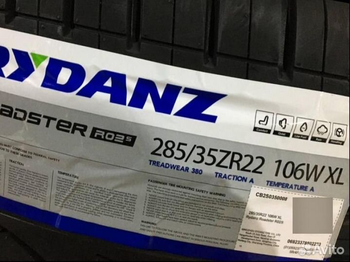 Rydanz Roadster R02 285/35 R22 106W