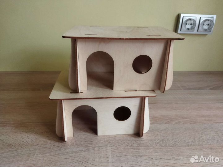 Домик, колеса и шар для грызунов