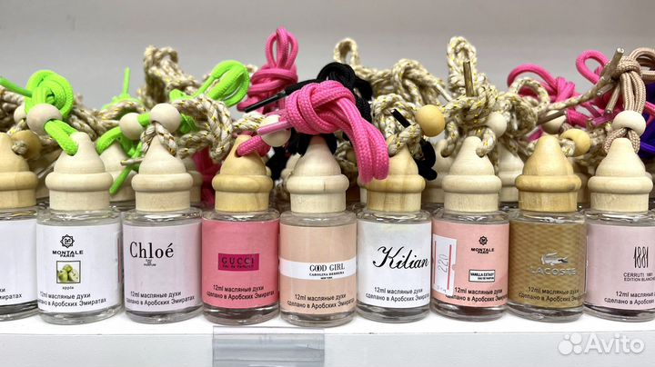 Парфюм для авто 12 мл масляные