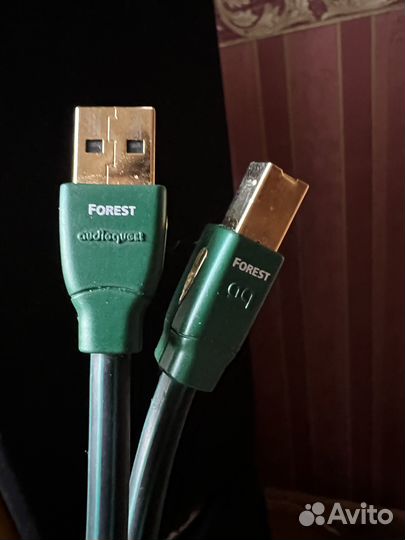 USB кабель AudioQuest Forest USB-A - USB-B 1.5m