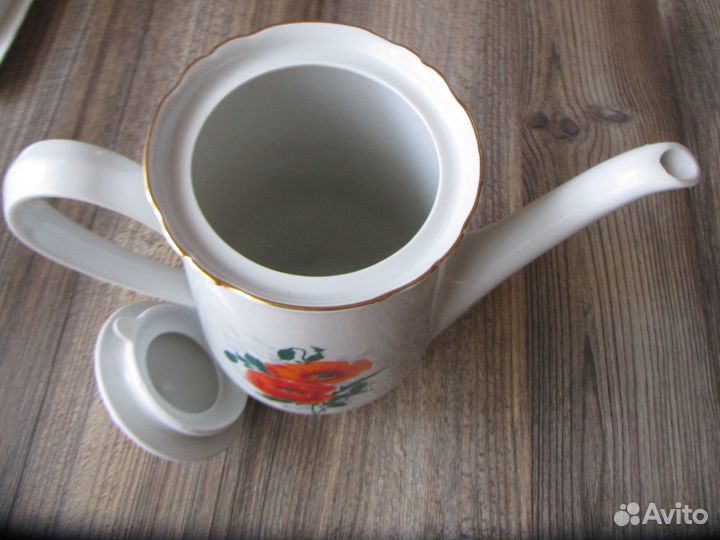 Чайный сервиз маки ГДР отдельные предметы