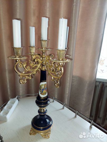 Старинный подсвечник италия