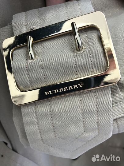 Burberry тренч с золотистым напылением, UK 12, ори