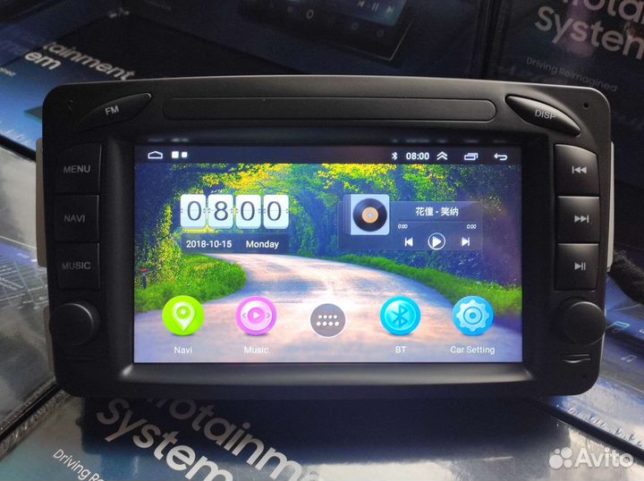 Магнитола андроид Mercedes w209 463 203