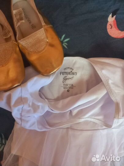 Купальник для гимнастики и чешки