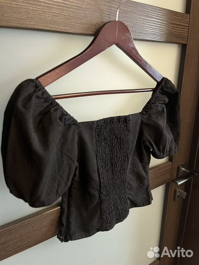 Черный Льняной топ 40 &other stories