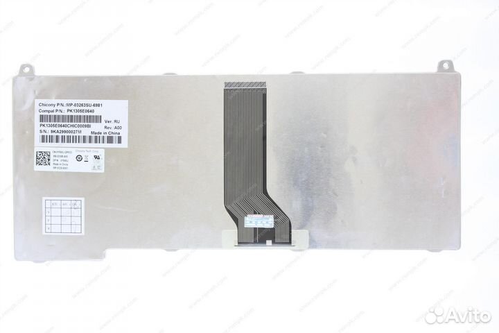 Клавиатура Dell Vostro 1310, 1320, 1510, 1520, 251