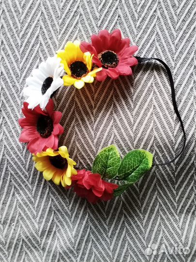 Венок на голову из цветов