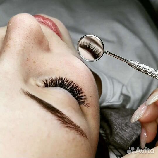 Наращивание ресниц на дому