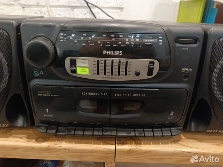 Кассетная магнитола philips