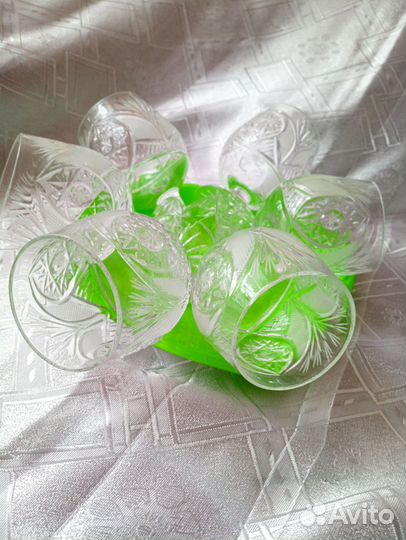 Набор бокалов, рюмки, стопки