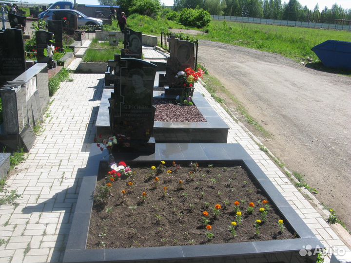 Памятники, обустройство могил любой сложности